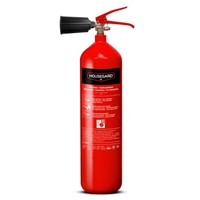En röd 2 kg koldioxidsläckare.