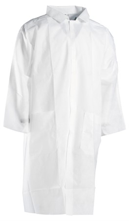 Worksafe Skyddsrock PP, Vit, 10 st./frp., M/L - XL