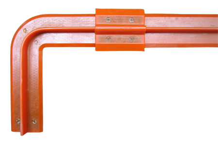 Eco-Barrier, Hörndel till 60201EXA, 37x10,5x5,2cm, orange