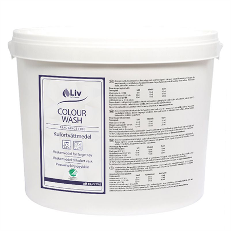 Tvättmedel LIV Colour Wash, Tvättpulver 8kg