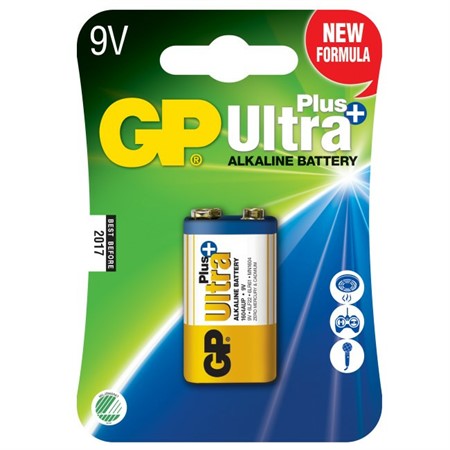 Batteri Ultra Plus Alkaliskt 9V 1604AUP/6LF22, 10st/frp