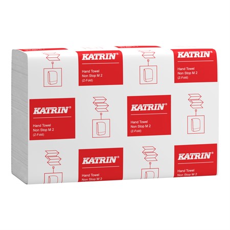 Handduk Katrin Z-vikt Non Stop M 2-lags 24x20,6cm Vit, 3150st/kart